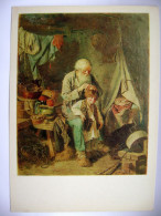 Uzbekistan State Arts Museum Bukhara - Artist Perov V. G. - Grandfather And His Little Grandson (ed. 1980s) - Oezbekistan