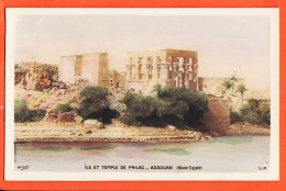 29577 / ⭐ ◉ ASSOUAN ILE Temple PHILAC (1) Ägypten Island Philae Kiosk Egypte Egypt 1905s Photo-Bromure REISER S.I.P - Assuan