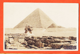 29828 / ⭐ ◉ Le SPHINX Et La Pyramide De CHEOPS Au CAIRE Egypt Egypte 1900s Carte-Photo-Bromure REISER S.I.P - Sphinx