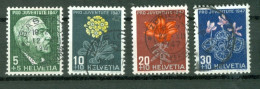 Suisse    Yvert  445/448   Ob  TB  - Oblitérés