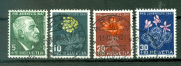 Suisse    Yvert  445/448   Ob  TB  - Oblitérés