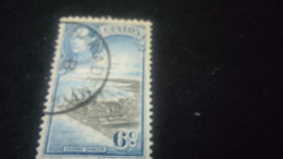 CEYLON- 1938 -49       6   C     GEORGE    VI..      DAMGALI - Sri Lanka (Ceylon) (1948-...)