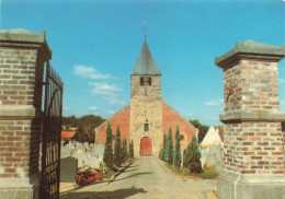 BELGIQUE - Oud Heverlee  - Vue Générale De L'église - Colorisé  - Carte Postale - Oud-Heverlee