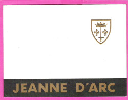 Carton Double Porte Hélicoptères Jeanne D'Arc Et Aviso Escorteur Victor Schoelcher Campagne 1964-1965 - Barche