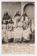 - CPA LE CAIRE / CAIRO (Egypte) - Groupe De Femmes Negresses (belle Animation) - Ed. G. M. 7809 - - Cairo