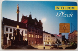Czech Republic 50 Units Chip Card - Town Plzen - República Checa