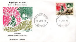 MALI FDC 1972 CONTES DE PERRAULT - Malí (1959-...)