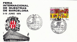 Espagne 3 FDC Foire Internationale Barcelone Juin 79/80 - FDC