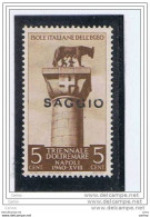 EGEO: 1940   I° TRIENNALE  -  5 C. BRUNO  N. -  " SAGGIO "  -  SASS. 111 - Ägäis