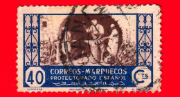 MAROCCO - Usato - Marruecos - 1946 - Mestieri - 40 - Spanisch-Marokko