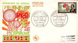 SENEGAL FDC 1962 SOUS COMMISSION U I T - Senegal (1960-...)