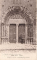 FRANCE - Le Morvan Illustré - Saulieu - Vue Sur Le Portail De La Basilique Saint Andoche - Carte Postale Ancienne - Saulieu