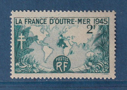 France - YT Nº 741 ** - Neuf Sans Charnière - 1945 - Unused Stamps