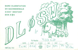 QSL Card West Germany RFG Bundesrepublik Deutschland Radio Amateur Station DL0SW - Radio Amateur