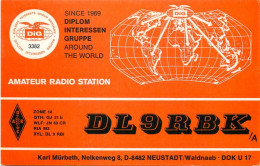 QSL Card West Germany RFG Bundesrepublik Deutschland Radio Amateur Station DL9RBK Karl - Radio Amatoriale