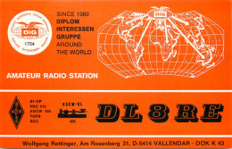 QSL Card West Germany RFG Bundesrepublik Deutschland Radio Amateur Station DL8RE - Radio Amatoriale