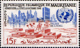 Mauritanie (Rep) Poste N** Yv:156/158 Admission à L'ONU - Mauritanie (1960-...)