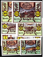 Lithuania Souvenir Bills (8) Full Sheet "Kurische Nehrung" - Lithuania