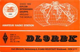 QSL Card West Germany RFG Bundesrepublik Deutschland Radio Amateur Station DL8RBK Karl - Radio Amatoriale