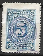 COLOMBIE   -   1908 .  Y&T N° 188 Oblitéré - Colombia