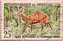 Sénégal (Rep) Poste Obl Yv: 202 Mi:237 Parc National Du Niokolo-Koba Guib (Lign.Ondulées) - Senegal (1960-...)