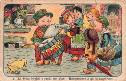 FANTAISIES - La Mère Michel A Perdu Son Chat - Récompense A Qui Le Rapportera - Carte Postale Ancienne - Autres & Non Classés