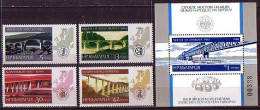 BULGARIA / BULGARIE  ~ 1984 - Bridges - 4v ** + Bl - Unused Stamps