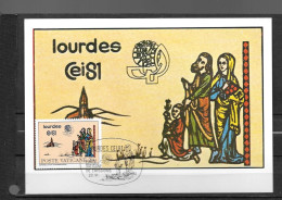 1981 - 710 - Lourdes - 37 - Cartas Máxima
