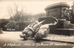 FRANCE - Metz Le 16 Novembre 1918 - à L'esplanade - Statue De Guillaume 1er Renversé - Carte Postale Ancienne - Metz