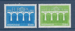 Monaco - YT N° 1418 Et 1419 ** - Neuf Sans Charnière - 1984 - Neufs