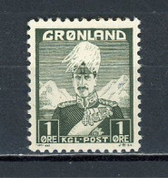 GROENLAND - SÉRIE COURANTE - N° Yvert 1** - Unused Stamps