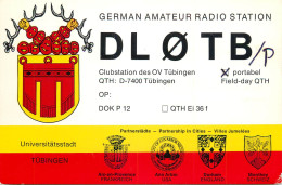 QSL Card West Germany RFG Bundesrepublik Deutschland Radio Amateur Station DL0TBP Klaus - Amateurfunk