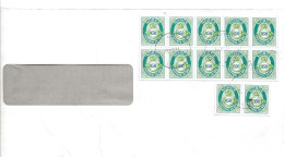 Norway 2005  Cover With 12x 0.50   Posthorn   - Cancelled 11.08-2005 - Brieven En Documenten