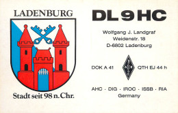 QSL Card West Germany RFG Bundesrepublik Deutschland Radio Amateur Station DL9HC Wolfgang - Amateurfunk