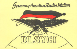 QSL Card West Germany RFG Bundesrepublik Deutschland Radio Amateur Station DL8YCI Klaus - Amateurfunk