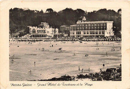 FRANCE - Perros Guirec - Vue Sur Le Grand Hôtel De Trestraou Et La Plage - Animé - Carte Postale Ancienne - Perros-Guirec