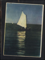 Post Card Lithuania PAJURIS Pc 117 Curonian Lagoon Boat - Litauen