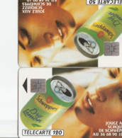 A27 - 2 CARTES A PUCE SCHWEPPES, Pour 1 Euro - Zonder Classificatie