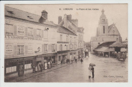 LIMOURS - ESSONNE - LA PLACE ET LES HALLES - Limours