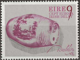 IRELAND 1976 Europa. Irish Delft - 9p - Spirit Barrel MNH - Nuevos