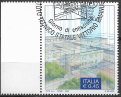 2004 Italien  Mi. 2995 FD-used  Staatliche Technische Hochschule „Vittorio Emanuele III“, Lucera - 2001-10: Usati
