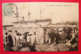 Oran 1905 Arrivée Du Winh-Long TB Animéeéditeur Collection Idéale N°100 Dos Scanné - Oran