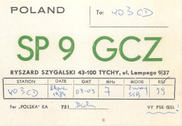 QSL Card POLAND Polish Radio Amateur Station SP9GCZ Y03CD Dick - Amateurfunk