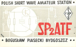 QSL Card POLAND Polish Radio Amateur Station SP2ATF Y03CD Bagdness - Amateurfunk