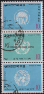 1971 Korea (Süd-) ° Mi:KR 774+779+784, Yt:KR 646+651+656, UN Organizations - Corée Du Sud