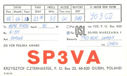 QSL Card POLAND Polish Radio Amateur Station SP3VA Y03CD Chris - Amateurfunk