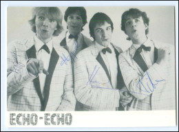 Y19963/ Echo-Echo  Autogramm  WEA-Karte - Autógrafos