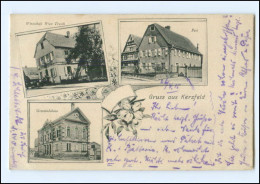 XX15146/ Gruß Aus Kerzfeld  Post, Gemeindehaus AK  Elsaß - Elsass