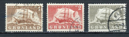 GROENLAND - LE “GUSTAV HOLM” - N° Yvert 25+26+27 Obli. - Oblitérés