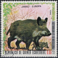 Äquatorial-Guinea -  Wildschwein (Sus Scrofa) (Mi.Nr: 886) 1976- Gest Used Obl - Guinée Equatoriale